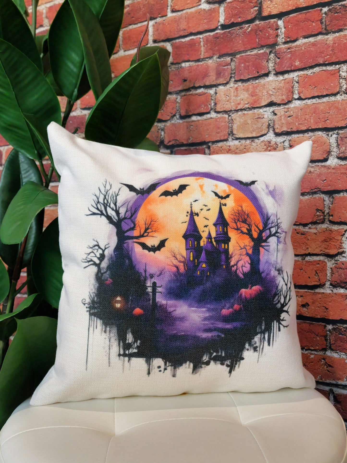 Halloween and Harvest Sublimation Linen Pillowcases, PILLOW INCLUDED