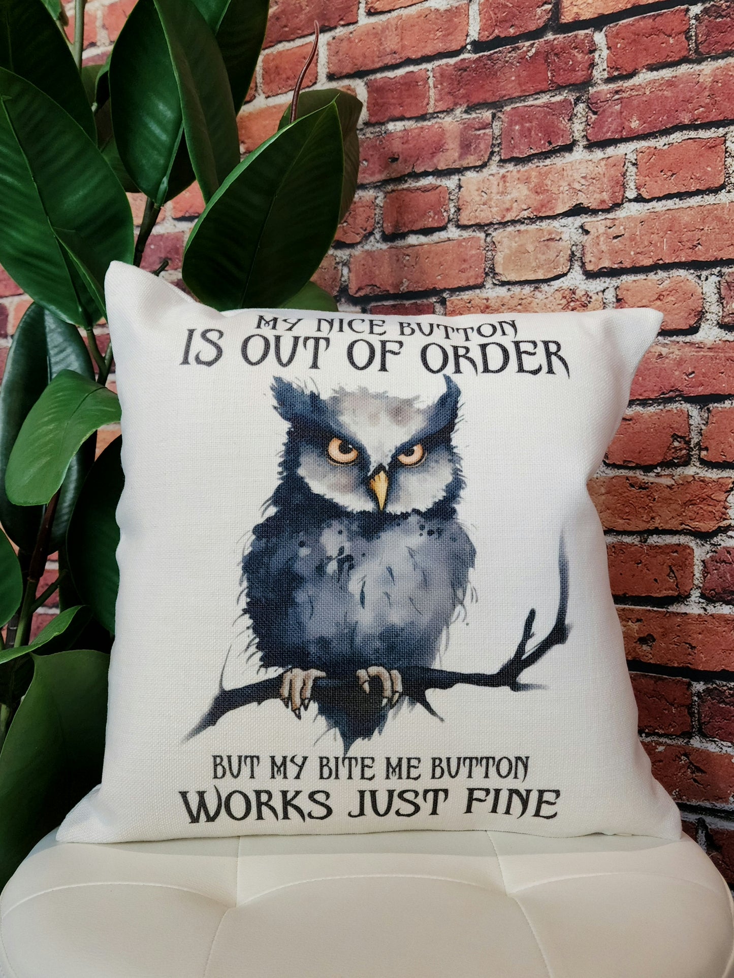 Sarcasm and Snark Sublimation Linen Pillowcases (NO Pillow, CASE ONLY!)