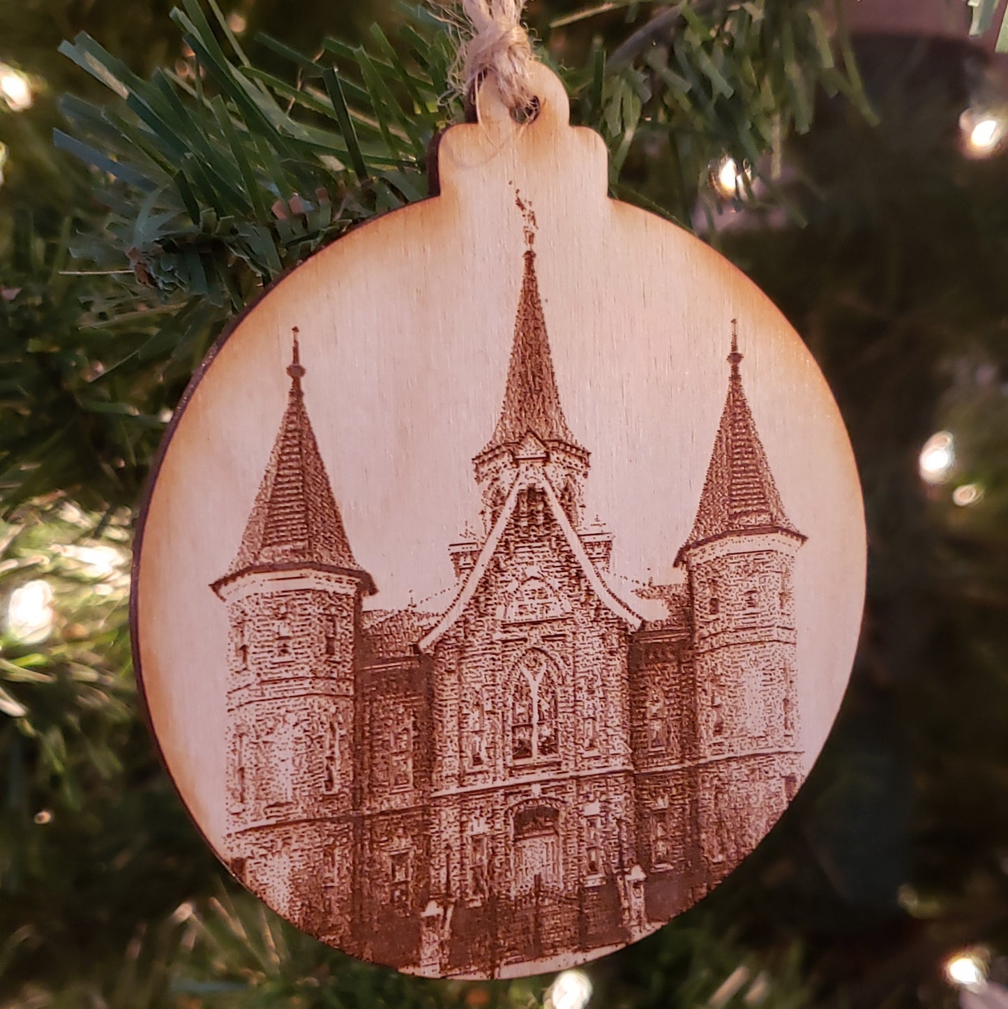 Provo City Center Utah LDS Temple Laser Wooden Engraved Art