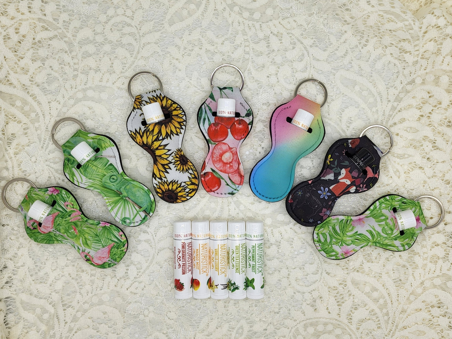 Lip Balm Holder Keychain