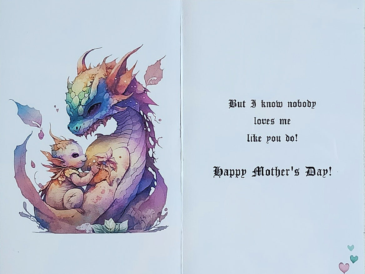 "Dragon Lady" Mother's Day Greeting Card