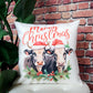 Winter Wonderland and Christmas Sublimation Linen Pillowcases, PILLOW INCLUDED