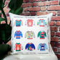 Winter Wonderland and Christmas Sublimation Linen Pillowcases, PILLOW INCLUDED