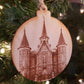 Provo City Center Utah LDS Temple Laser Wooden Engraved Art
