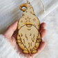 Gnome Ornament Laser Engraved