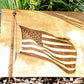 American Flag Laser Engraved Art